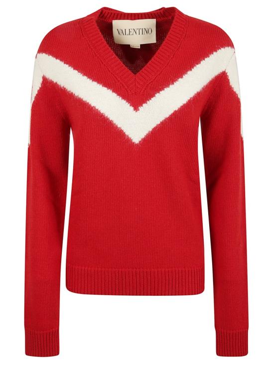 25FW 발렌티노 가라바니 스웨터 7V0KC35QB5G BRT Red