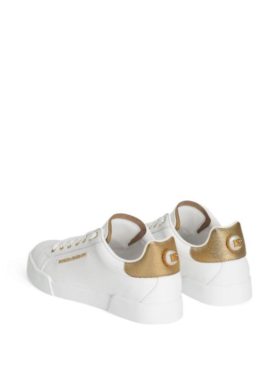26SS 돌체앤가바나 카프스킨 나파 포르토피노 스니커즈 CK2329AN2988B996 White - DOLCE & GABBANA