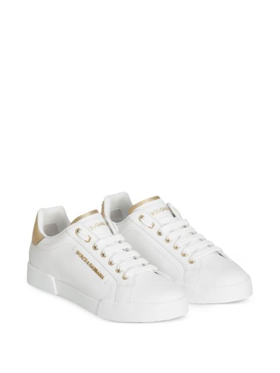26SS 돌체앤가바나 카프스킨 나파 포르토피노 스니커즈 CK2329AN2988B996 White - DOLCE & GABBANA