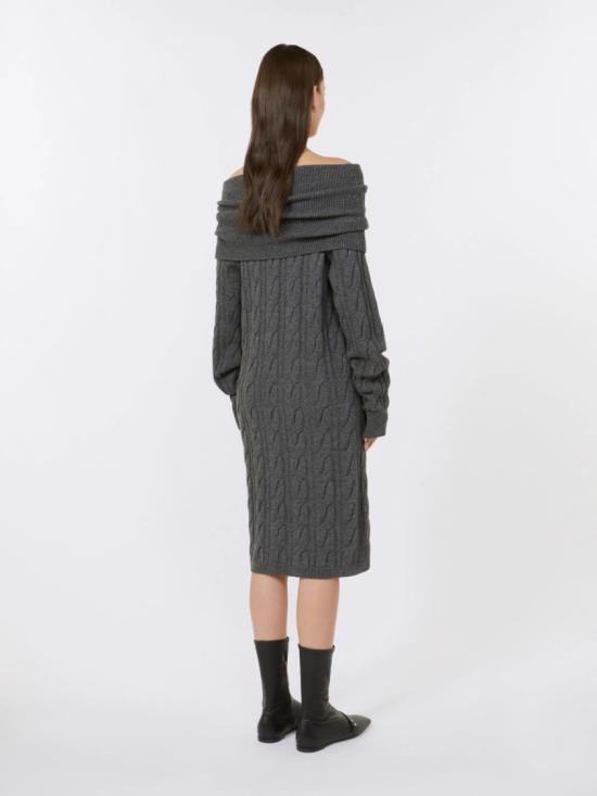 25FW 막스마라 미디 원피스 2526326022650010 Grey - MAX MARA