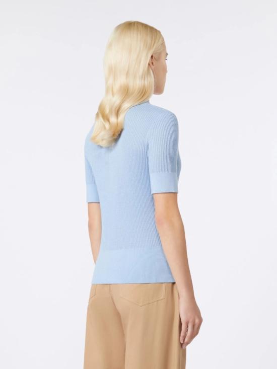 25FW 막스마라 스웨터 2526366041650002 Blue - MAX MARA