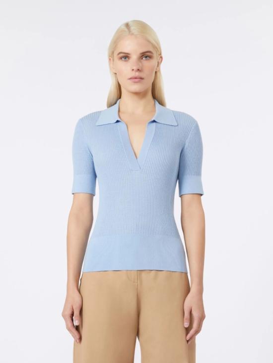 25FW 막스마라 스웨터 2526366041650002 Blue - MAX MARA