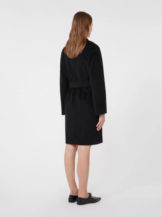 25FW 막스마라 더블 브레스트 미디 코트 2526016112600005 Black - MAX MARA