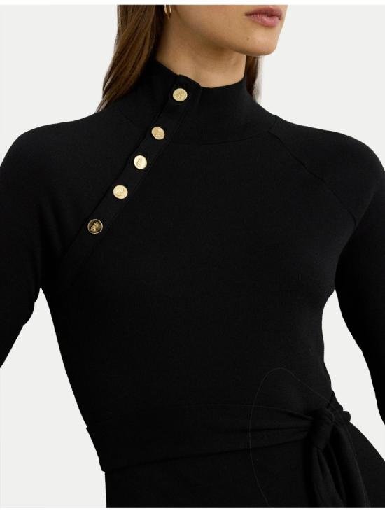 25FW 랄프 로렌 롱 원피스 200980036001 Black - RALPH LAUREN