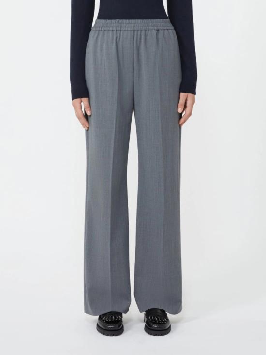 25FW 막스마라 스트레이트 팬츠 2525136032650006 Grey - MAX MARA