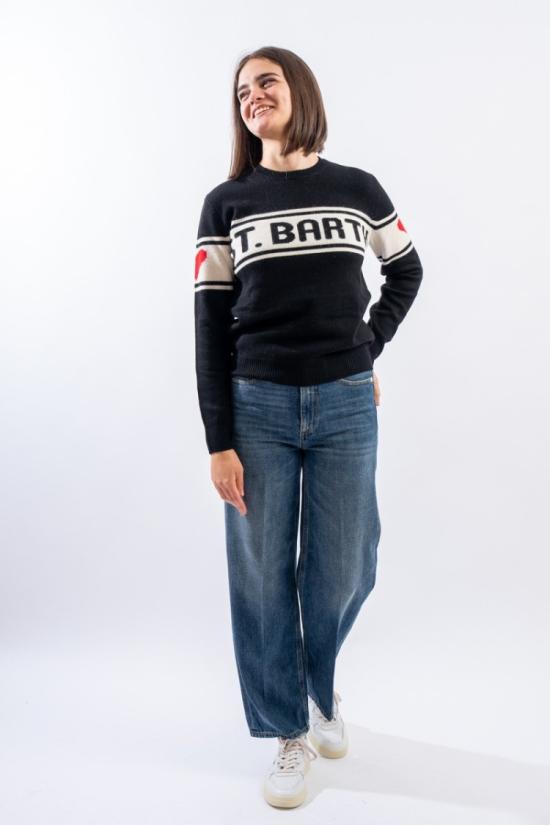 25FW 세인트바쓰 스웨터 NEWQUEEN02024I Black - MC2 SAINT BARTH