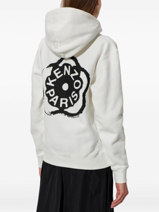 26SS 겐조 후드 티셔츠 FG52HO2064MB02 White - KENZO