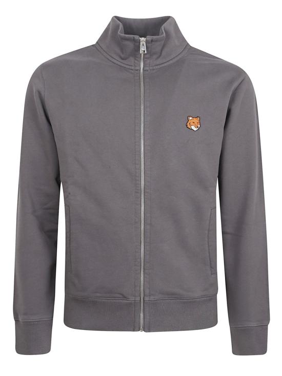 25FW 메종키츠네 폭스 헤드 지퍼 레귤러 스웨트셔츠 PM02134KM0340M P180 Grey