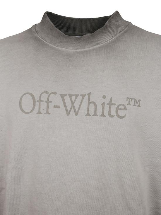 25FW 오프화이트 런더리 스케이트 스웨트셔츠 OMBA054F25FLE0091212 Grey - OFF WHITE