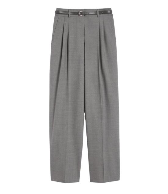 25FW 막스마라 스트레이트 팬츠 2526136082650010 Grey - MAX MARA