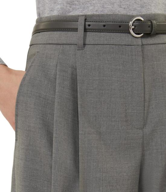 25FW 막스마라 스트레이트 팬츠 2526136082650010 Grey - MAX MARA