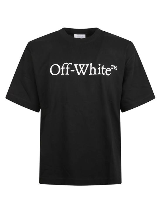 25FW 오프화이트 반팔 티셔츠 OMAA120C99JER0081001 Black