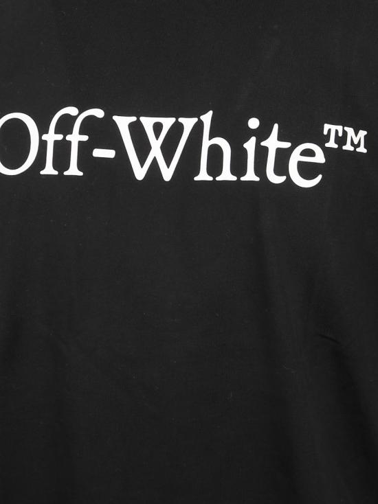 25FW 오프화이트 반팔 티셔츠 OMAA120C99JER0081001 Black - OFF WHITE