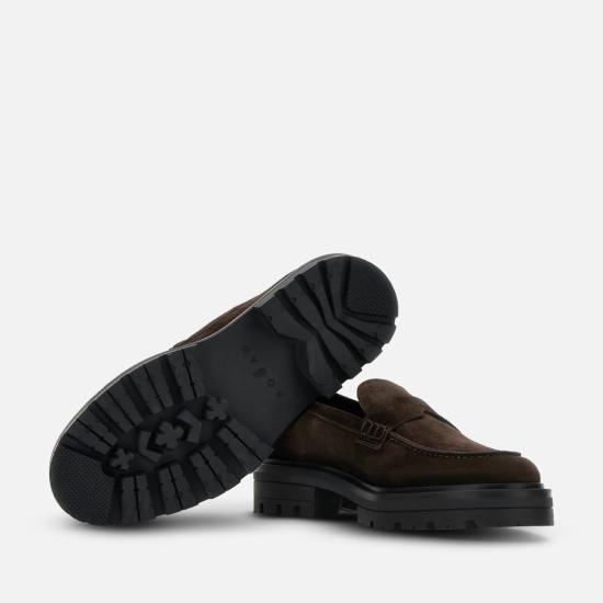 25FW 호간 로퍼 HXM6730FM90BYES808 Black - HOGAN