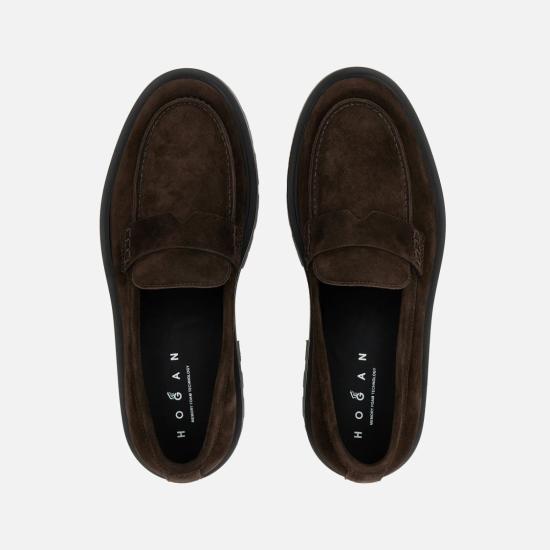 25FW 호간 로퍼 HXM6730FM90BYES808 Black - HOGAN