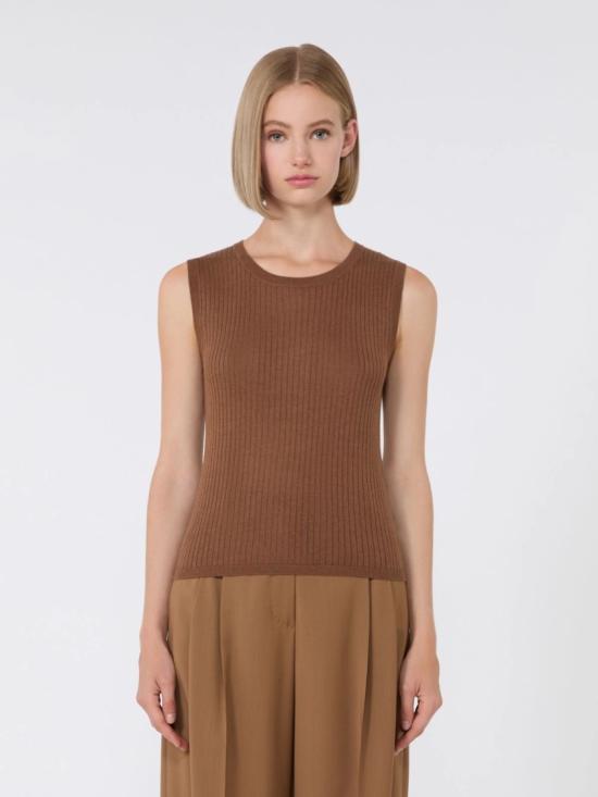 25FW 막스마라 스웨터 2526366161650003 Brown - MAX MARA
