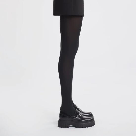 25FW 호간 플랫 슈즈 HXW7000FV50UDWB999 Black - HOGAN