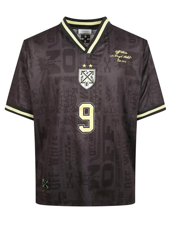 25FW 오프화이트 반팔 티셔츠 OMAD00SF25JER0021010 Black