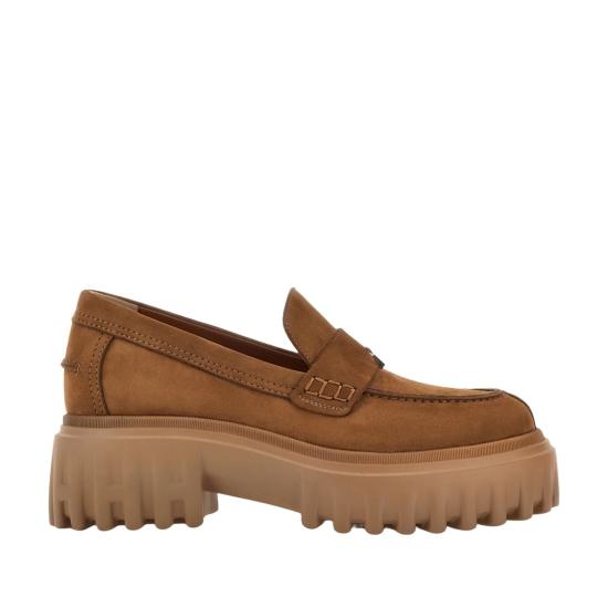 25FW 호간 플랫 슈즈 HXW7000FV506RNS600 Brown