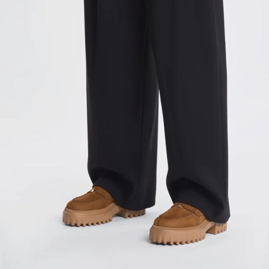 25FW 호간 플랫 슈즈 HXW7000FV506RNS600 Brown - HOGAN