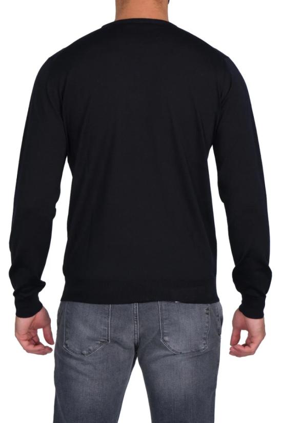 25FW 필리포 드 로렌티스 스웨터 GC3MLWM5R990 Black - FILIPPO DE LAURENTIIS