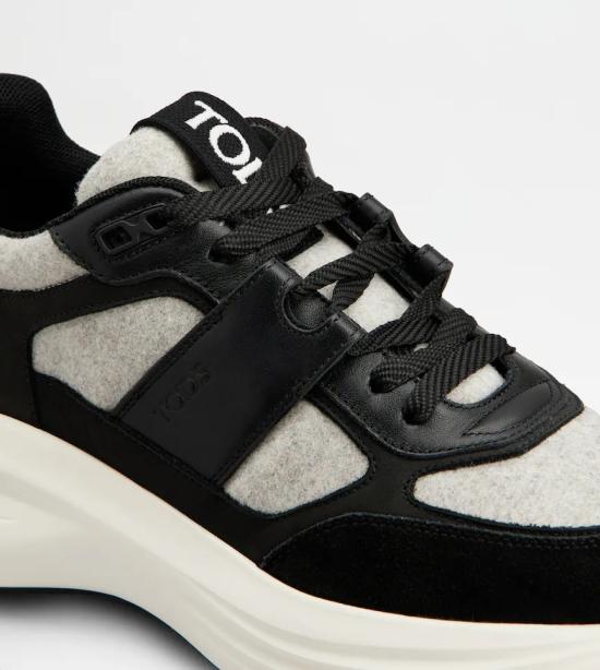 25FW 토즈 레더 스니커즈 XXW81L0JP40UMD019U Black - TODS