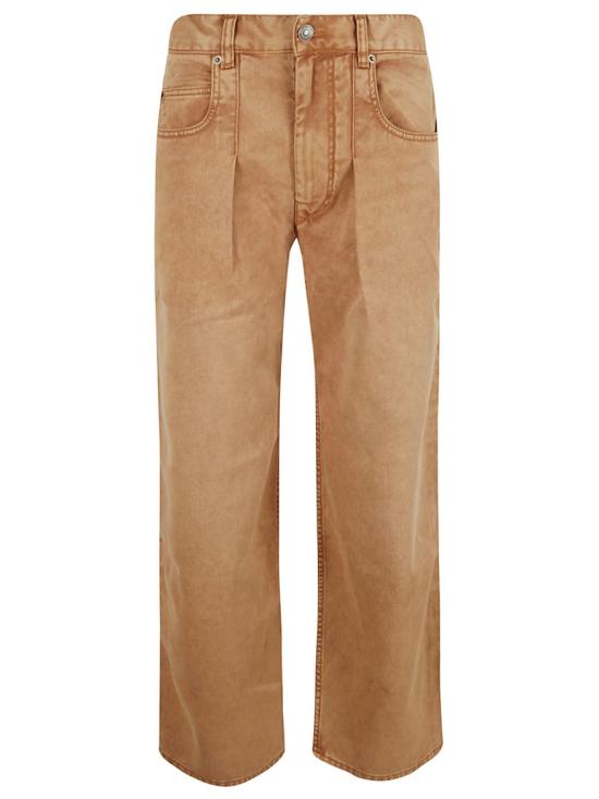 25FW 이자벨마랑 스트레이트 팬츠 PA0600FAB1H07I10OE Brown