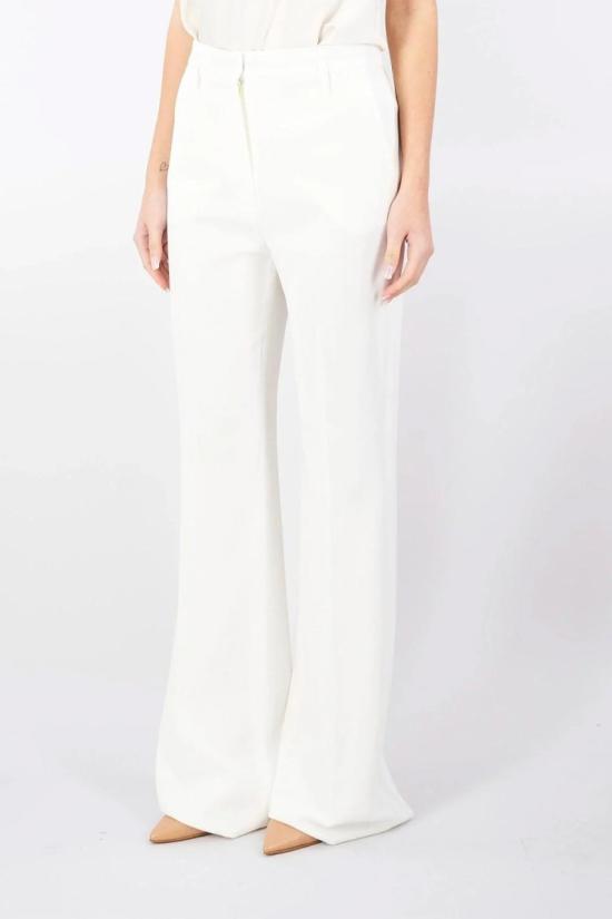 25FW 막스마라 스트레이트 팬츠 2526136021650008 White - MAX MARA