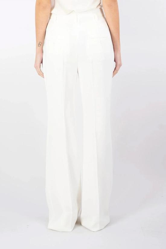 25FW 막스마라 스트레이트 팬츠 2526136021650008 White - MAX MARA