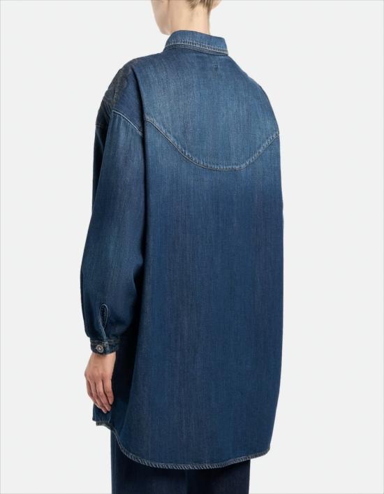 25FW 돈답 데님 원피스 DA479DF0292DIZ9WDD800 Blue - DONDUP