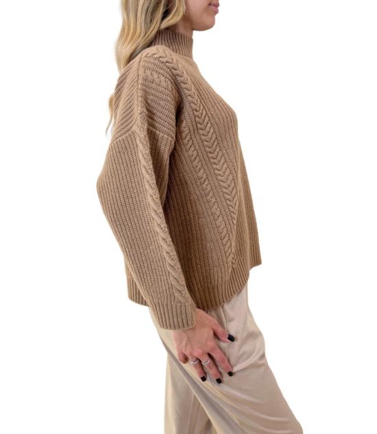 25FW 막스마라 터틀넥 2525366182600005 Brown - MAX MARA