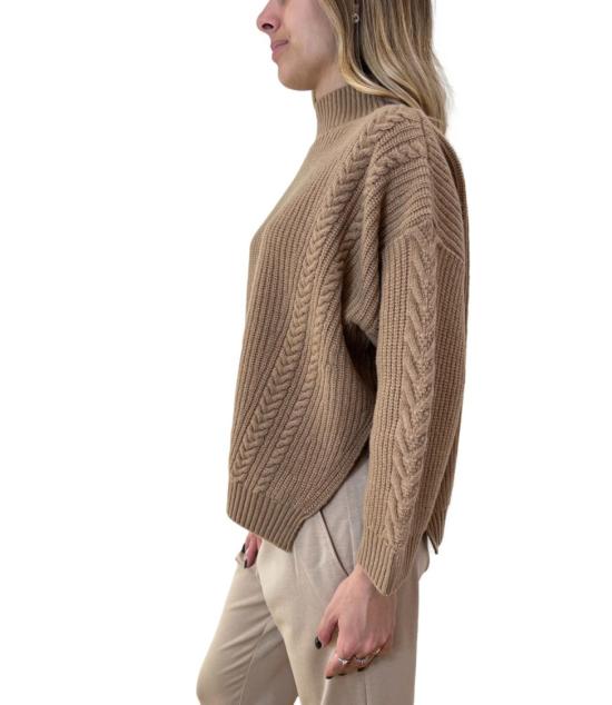 25FW 막스마라 터틀넥 2525366182600005 Brown - MAX MARA