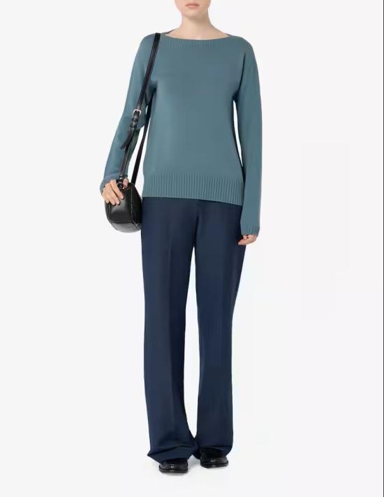 25FW 막스마라 스웨터 2526366067600003 Blue - MAX MARA