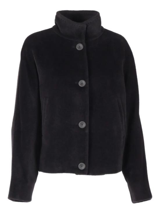 25FW 막스마라 버튼 업 코트 2526086091600005 Black