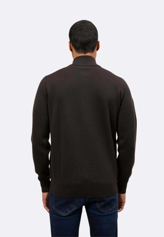 25FW 필리포 드 로렌티스 집업 니트 BB1MLTWM14M280 Black - FILIPPO DE LAURENTIIS