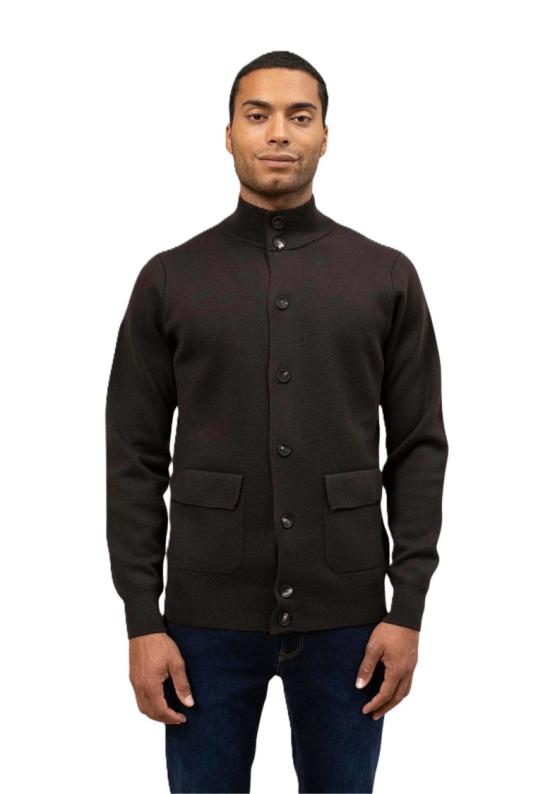 25FW 필리포 드 로렌티스 집업 니트 BB1MLTWM14M280 Black