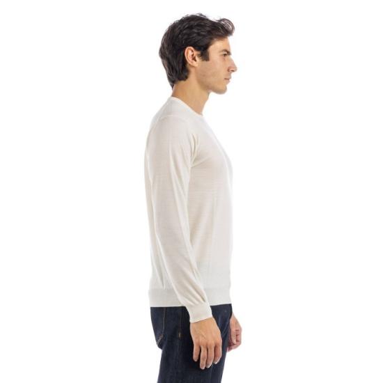 25FW 필리포 드 로렌티스 스웨터 GC1MLRM16R020 White - FILIPPO DE LAURENTIIS