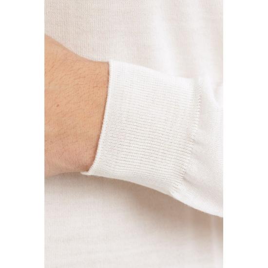 25FW 필리포 드 로렌티스 스웨터 GC1MLRM16R020 White - FILIPPO DE LAURENTIIS