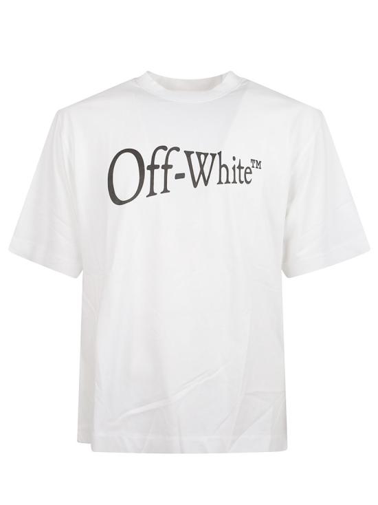 25FW 오프화이트 런 애로우 스케이트 반팔 티셔츠 OMAA120F25JER00F0110 White