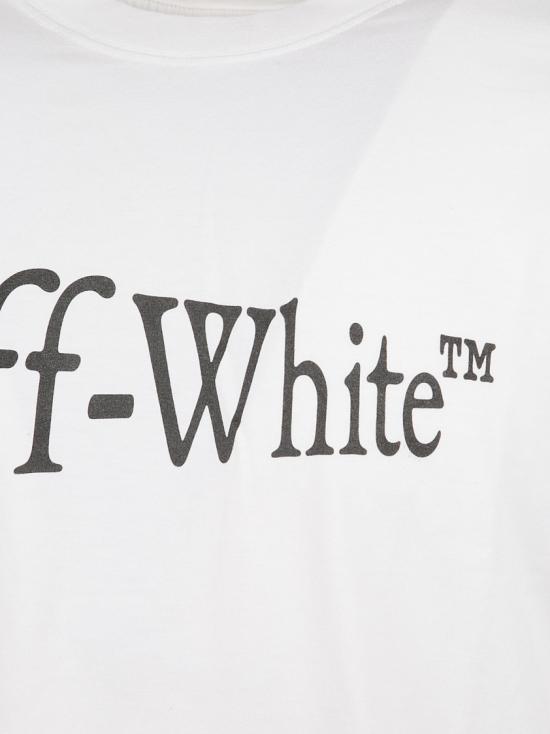 25FW 오프화이트 런 애로우 스케이트 반팔 티셔츠 OMAA120F25JER00F0110 White - OFF WHITE