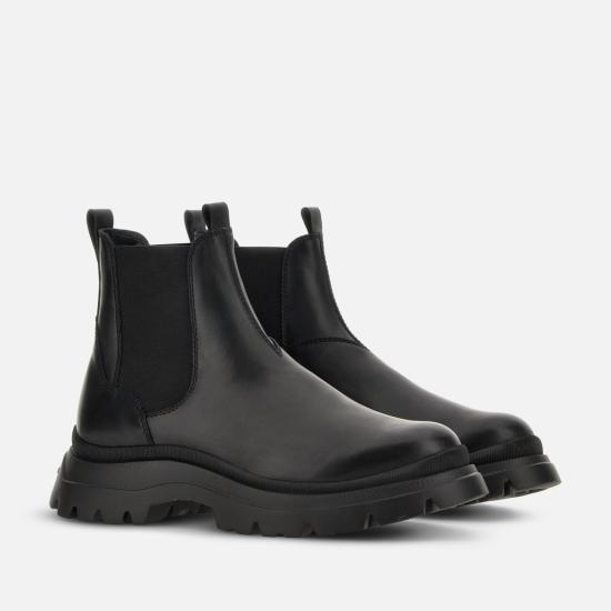 25FW 호간 앱스트랙트 포즈 가디건 HXM6920FT20UDMB999 Black - HOGAN