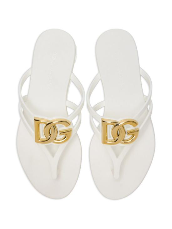 26SS 돌체앤가바나 뮬/슬리퍼 CW2418 AY81780001 White - DOLCE & GABBANA