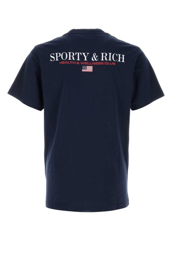 26SS 스포티앤리치 반팔 티셔츠 TO04363177BL106 DARKNAVY Blue - SPORTY & RICH