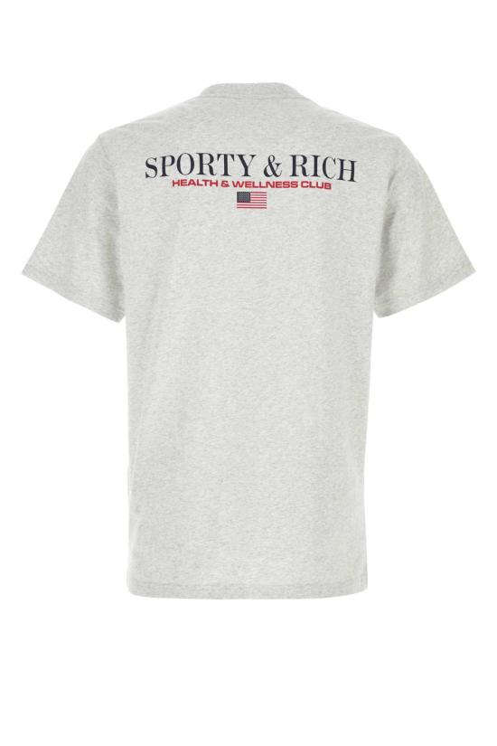 26SS 스포티앤리치 반팔 티셔츠 TO04363177GY03 HEATHERGRAY Grey - SPORTY & RICH