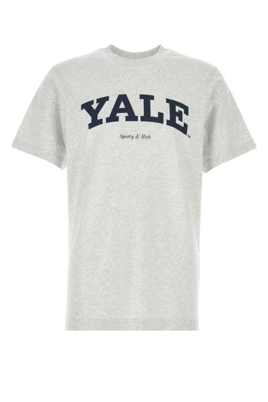 26SS 스포티앤리치 반팔 티셔츠 TO043611678BL106 HEATHERGRAY Grey