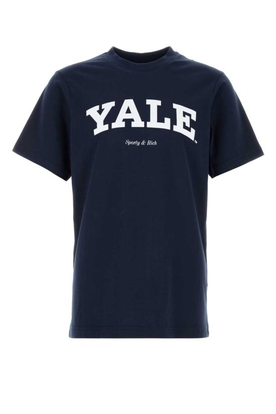 26SS 스포티앤리치 반팔 티셔츠 TO043611678BL106 DARKNAVY Blue