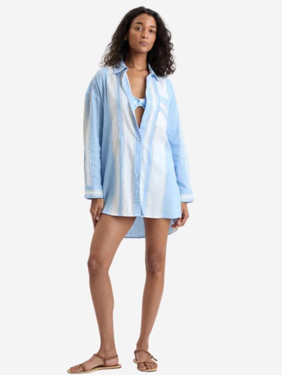  렘렘 숏 원피스 마리암 셔츠 드레스 - LEMLEM