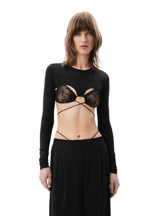 25FW 아마주인 탑 11JILULDB Black