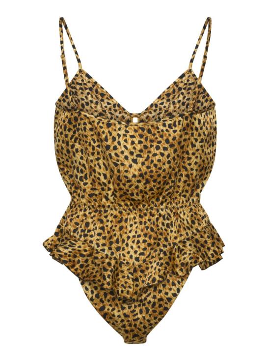 25FW 베르사체 바디수트 티셔츠 10221391A16329 Brown - VERSACE