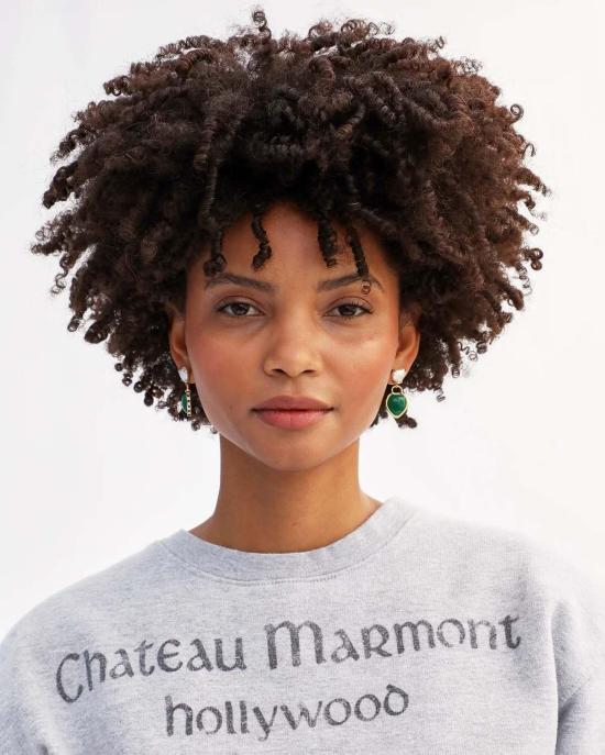  클레어 브이 이어링 클레어 V. 르 하트브레이커 귀걸이 빈티지 골드 - CLEARE V.